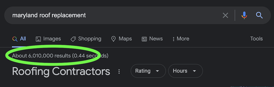 seo lead strategy for roofers